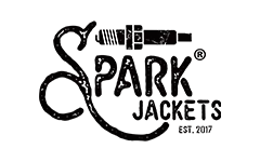 logo de la tienda online de indumentaria masculina Spark Jackets