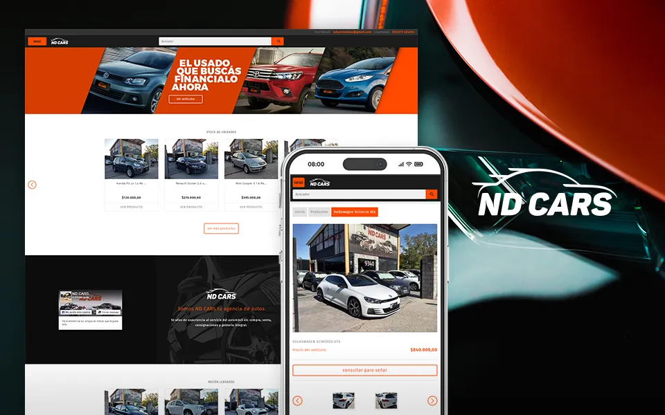 Proyecto de tienda online para ND Cars